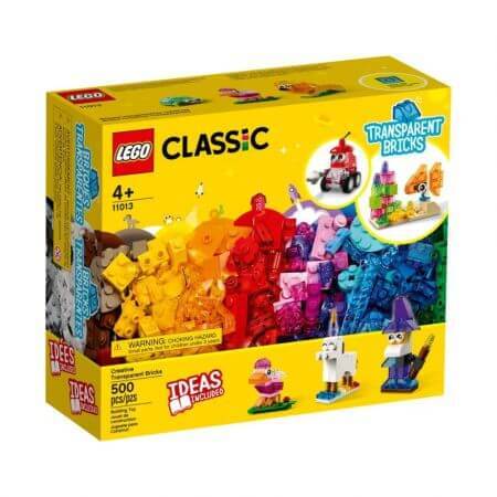 Lego Classic kreative transparente Bausteine, 4 Jahre +, L11013, Lego