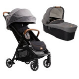 Parcel 2 in 1 ultra-compact baby stroller, Signature Carbon