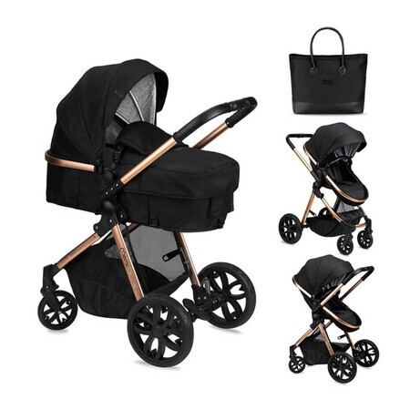 Limuru 2 in 1 Convertible Kinderwagen, Schwarz, Momi