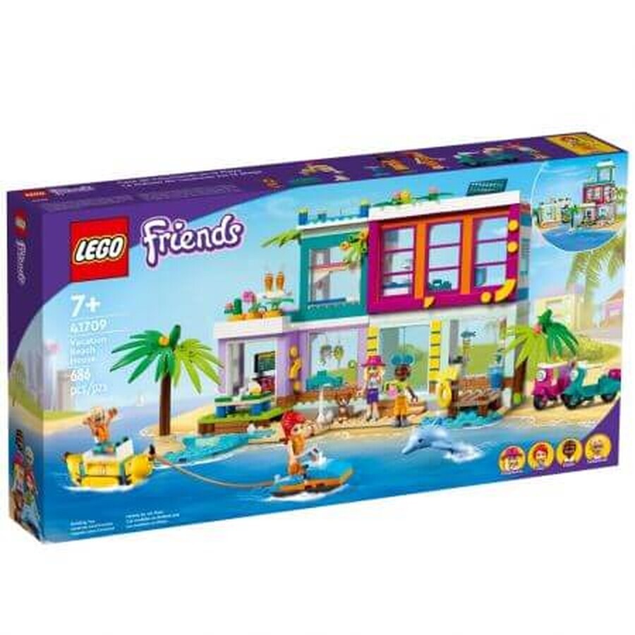 Lego Friends Strandferienhaus, +7 Jahre, 41709, Lego