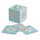 3D Puzzle Spielmatten Nebe, 90 x 90 cm, Blau, Momi