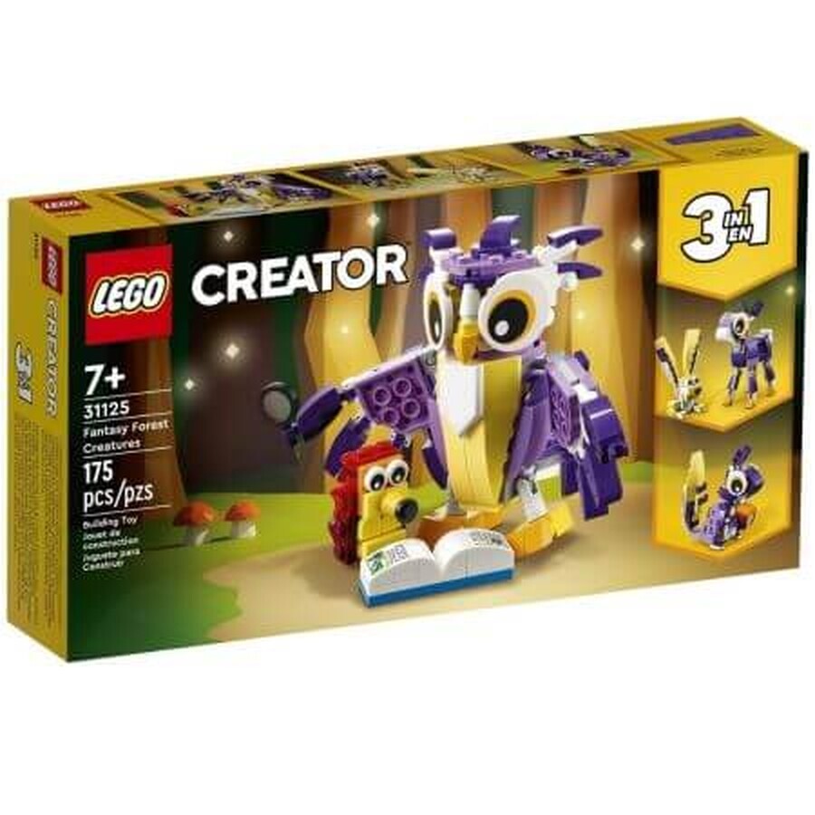 Fantastische Kreaturen im Wald Lego Creator, +7 Jahre, 31125, Lego