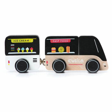 Cubika Holzspielzeug, Food Truck, Cubika