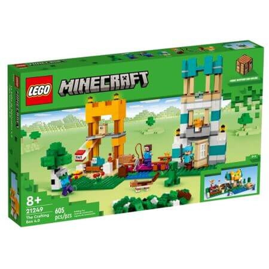 Handgefertigte Arbeitsbox, ab 8 Jahren, 21249, Lego Minecraft