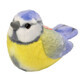 Pl&#252;schtier Vogel mit Ger&#228;uschen, 17 cm, Blauer Zwerg, Wild Republic