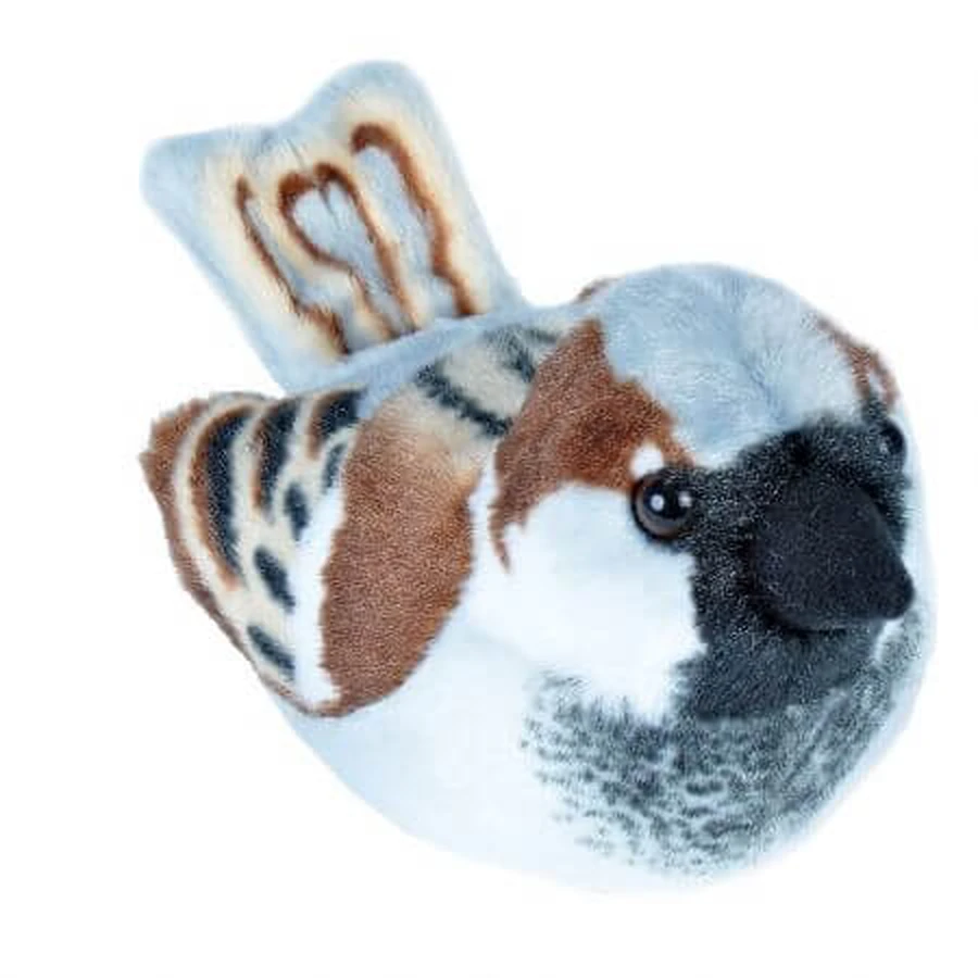 Peluche Uccello con suoni, 17 cm, Wild Republic