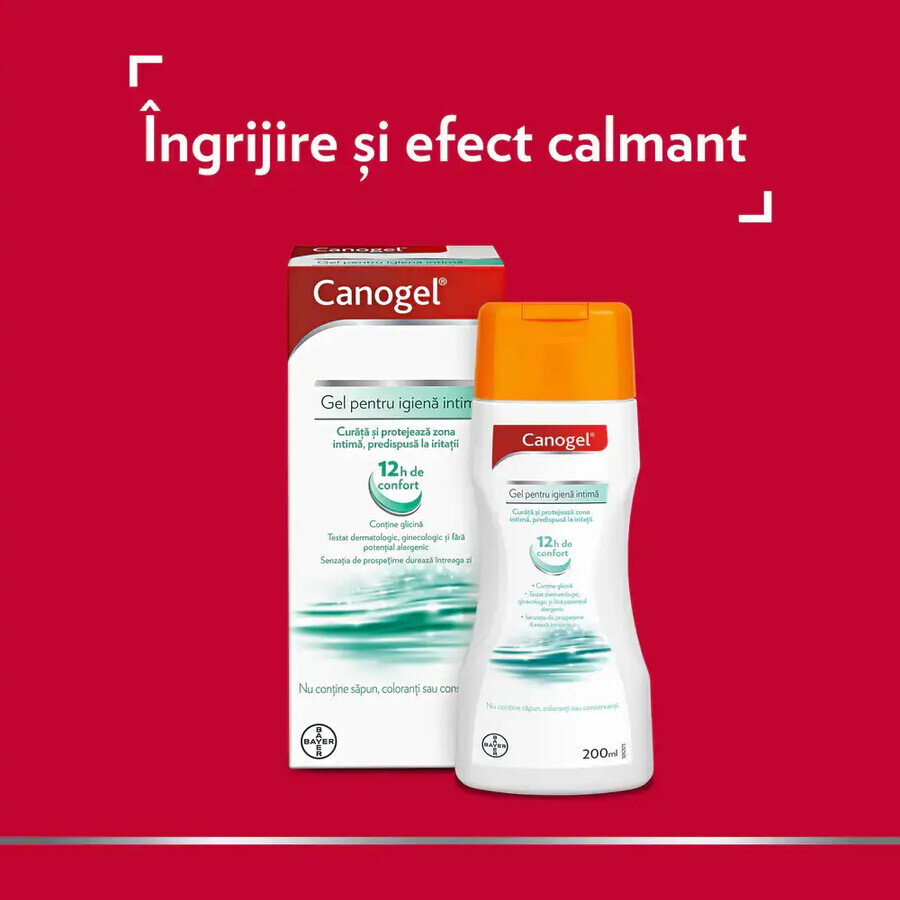 Canogel intimate hygiene gel, 200 ml, Bayer