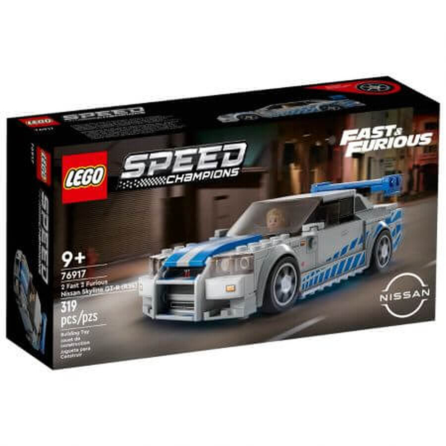 Nissan Skyline GT R Lego Speed Champions, +9 Jahre, 76917, Lego