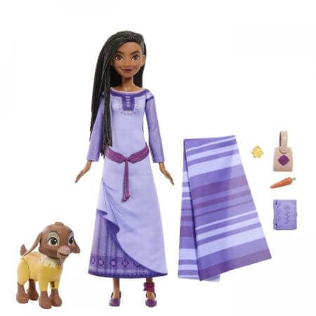 Asha Puppe mit Zubehör, Disney Wish