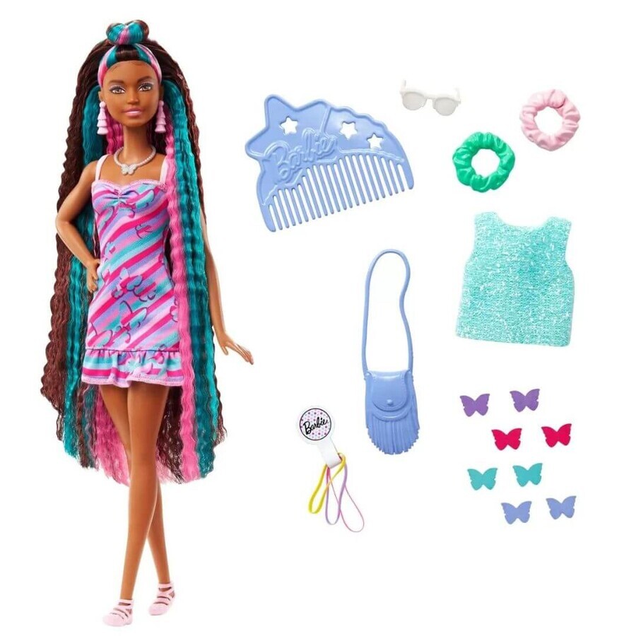 Barbie Totally Hair Puppe, Regenbogen, Barbie