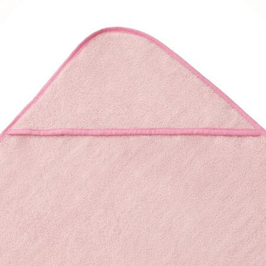 Kapuzenhandtuch, rosa, 80 x 90 cm