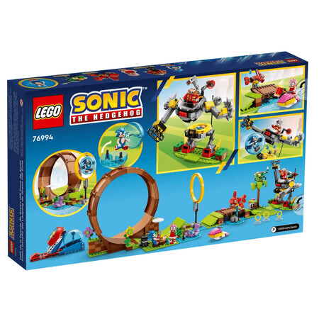 Sonic's Loop-Herausforderung in der Green Hill Gegend Lego Sonic, 76994, Lego