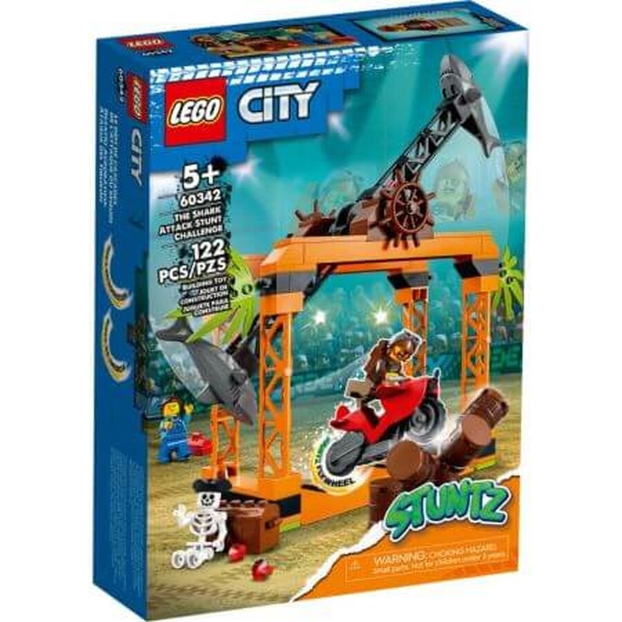 Lego City Shark Attack Stunt Challenge, +5 Jahre, 60342, Lego