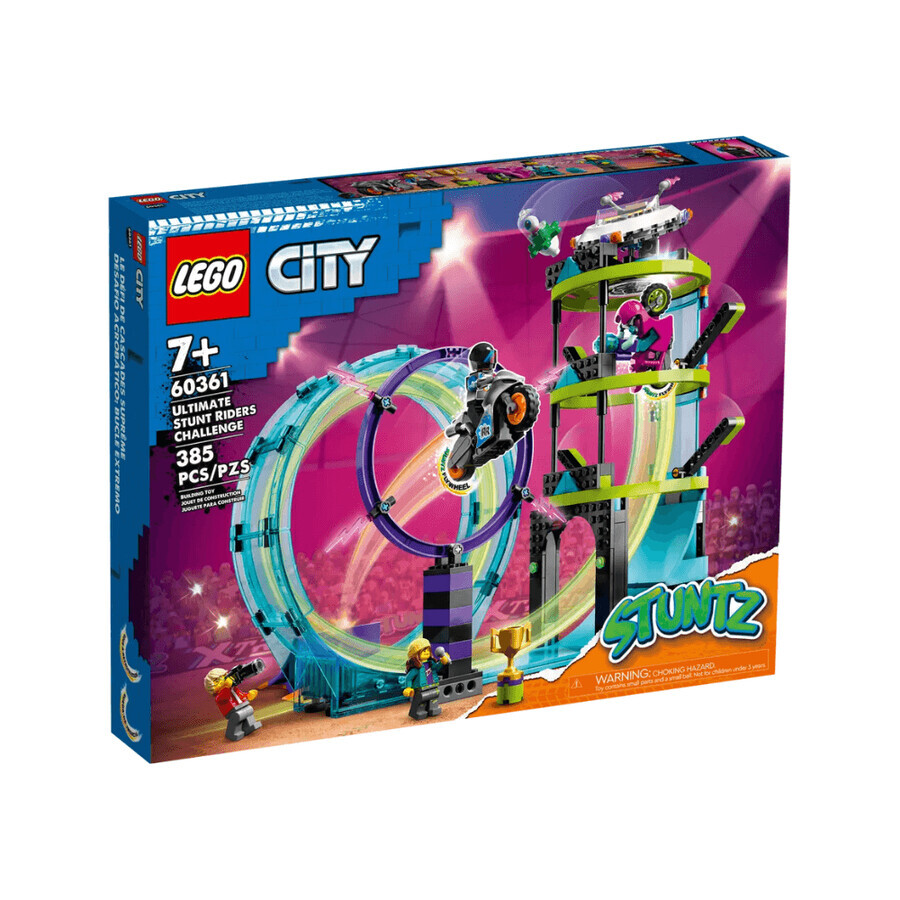 Lego City Ultimate Motorrad Stunt Challenge, ab 7 Jahren, 60361, Lego