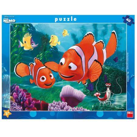 Abenteuer von Nemo Puzzle, +3 Jahre, 40 Teile, Dino