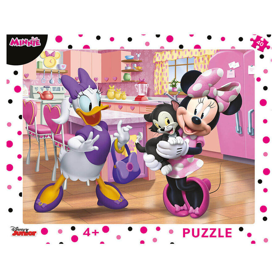 Minnie Rahmenpuzzle, 40 Teile, Dino Toys