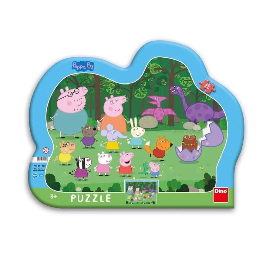 Peppa Pig Rahmenpuzzle, 25 Teile, Dino Toys