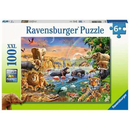 Dschungel-Frühlings-Puzzle, 100 Teile, +6 Jahre, Ravensburger