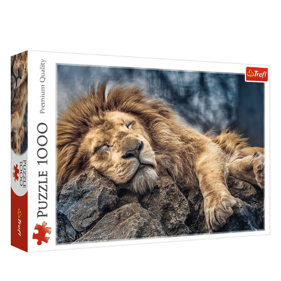 Schlafender Löwe Puzzle, 1000 Teile, Trefl