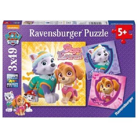 Puppy Patrol Puzzle, 3x49 Teile, +5 Jahre, Ravensburger