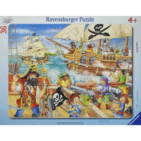 Frame Puzzle Schlacht auf dem Meer, +4 Jahre, 36 Teile, Ravensburger