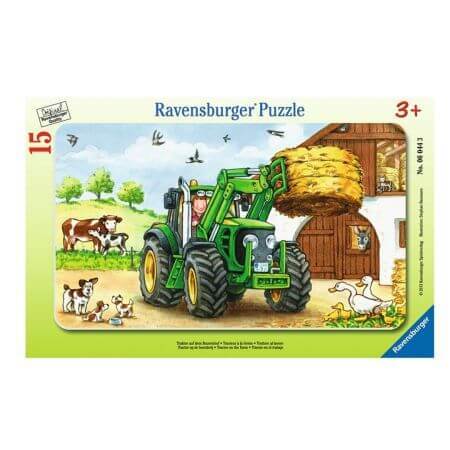 Bauernhof-Traktor-Puzzle, 15 Teile, Ravensburger
