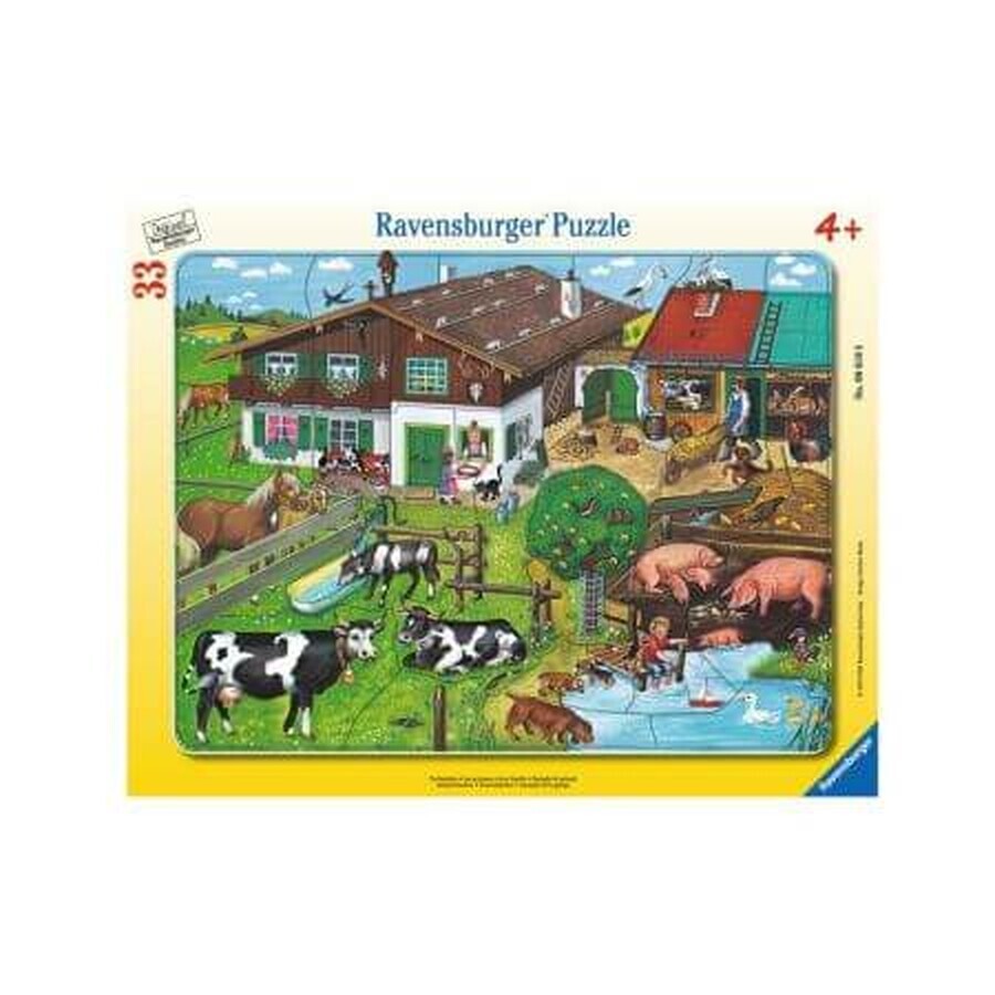 Puzzle, Tierfamilie, +4 Jahre, Ravensburger