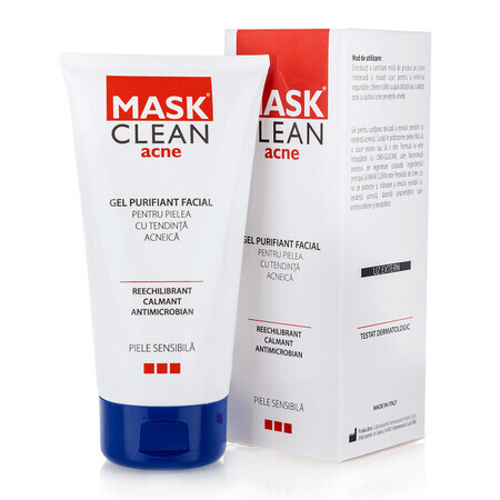 Reinigende Gesichtsgel-Maske Clean Akne, 150 ml, Solartium Group