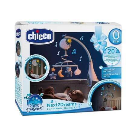 Carosello musicale Next 2 Dreams, Blu, Chicco