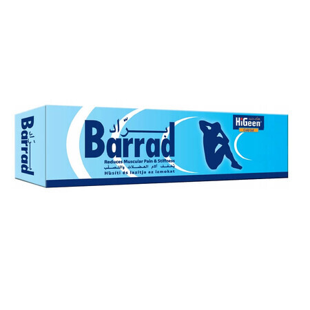 Kaltes Gel für Muskelschmerzen - Barrad, 120 ml, Higeen