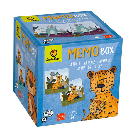 Tierspiel, Memo-Box, +3 Jahre, Ludattica
