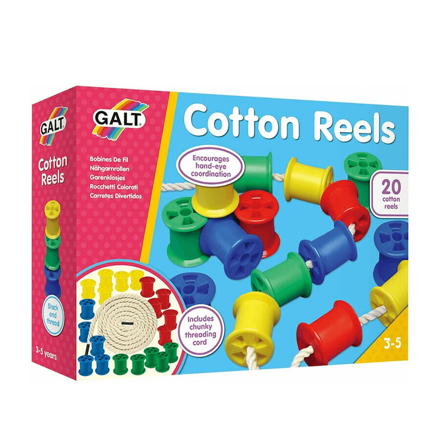 Cotton Reels Geschicklichkeitsspiel, 3-5 Jahre, Galt