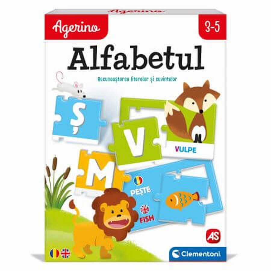 Agerino Alphabet Lernspiel, ab 3 Jahren, Clementoni