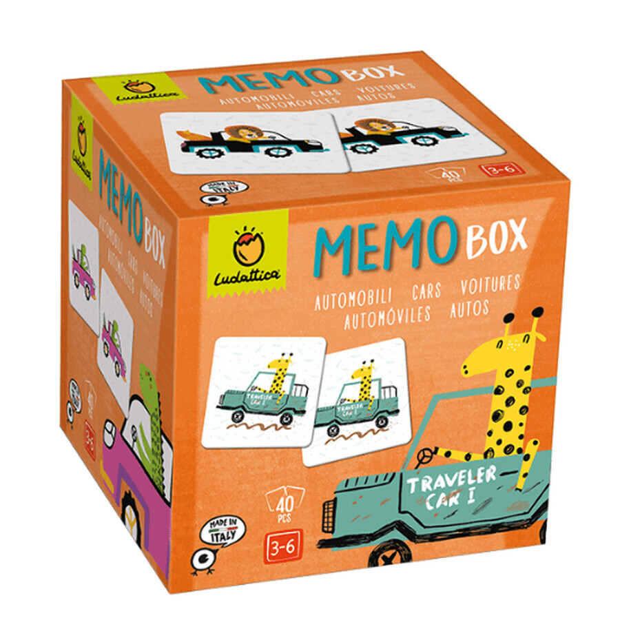 Spielmaschinen, Memo-Box, +3 Jahre, Ludattica