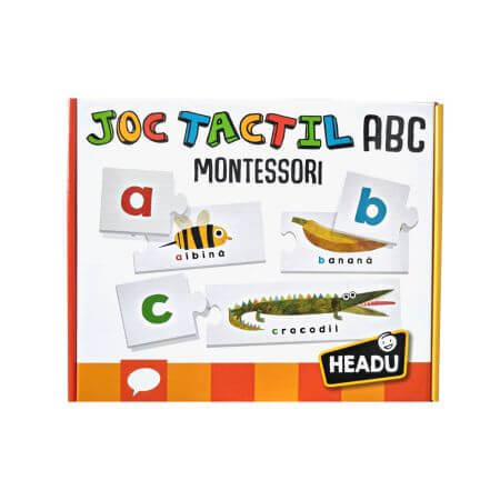 Tastspiel ABC romana Montessori, Headu