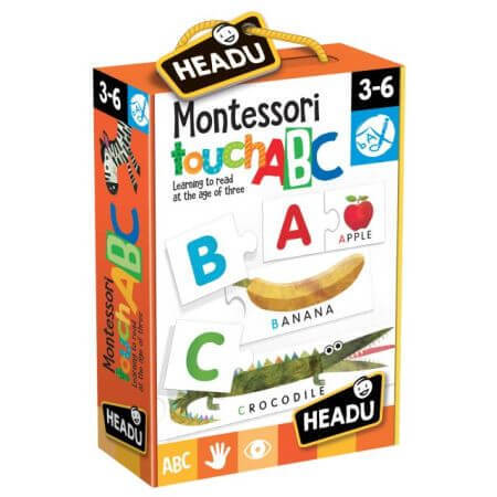 Montessori Abc taktiles Spiel, Headu