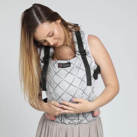 Porte-bébé ergonomique The one, Diamonda Gray, Isara