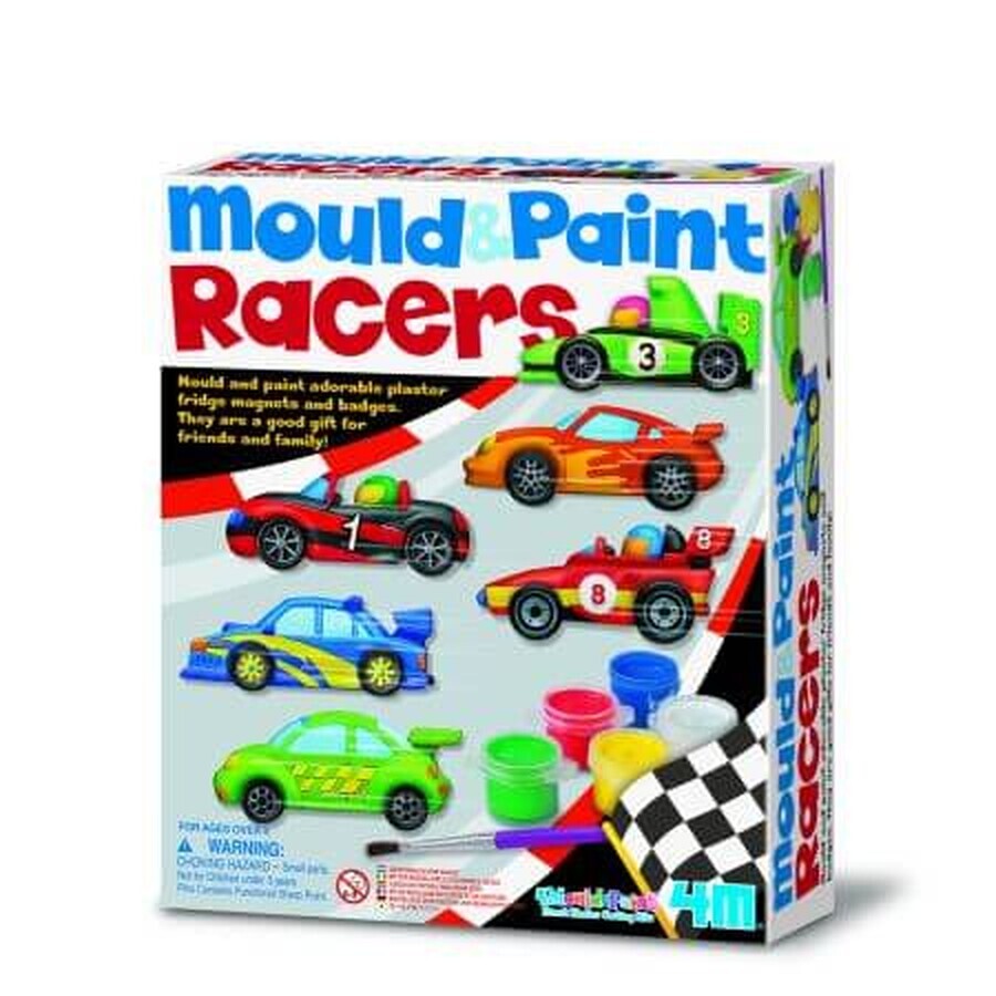 Creative Mini Set Modellieren und Malen, ab 5 Jahren, Racing Manisi, 4M