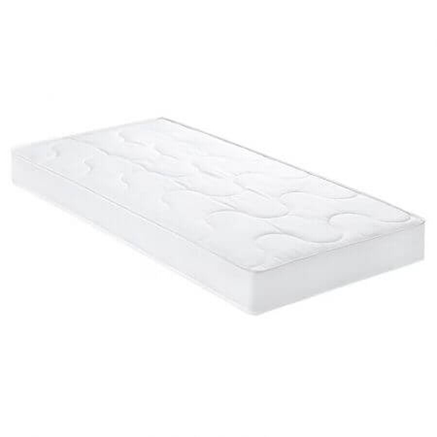 Anti-slip mattress for children Boy, 60 x 120 x 12 cm, White, Pink