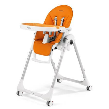 Prima Pappa Zero Follow Me 2 in 1 high chair, Arancia, Peg Perego