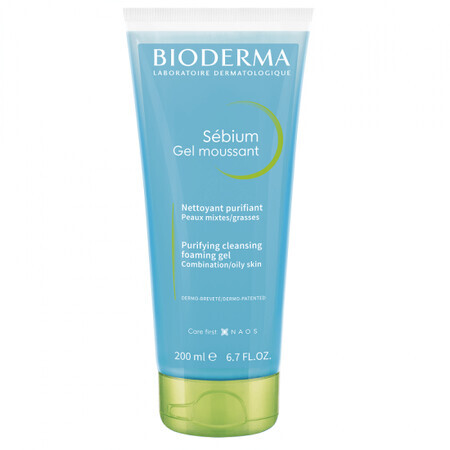 Bioderma Sebium Reinigendes schäumendes Gel (Tube), 200 ml