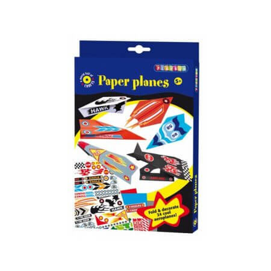 Papierflieger Bastelset, +5 Jahre, Playbox