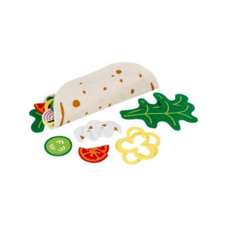 Delicious Wrap Salad Sticky Play Set, 3 Jahre+, 1 Stück, Goki