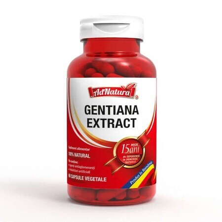 Gentiana Extract, 60 capsule, AdNatura