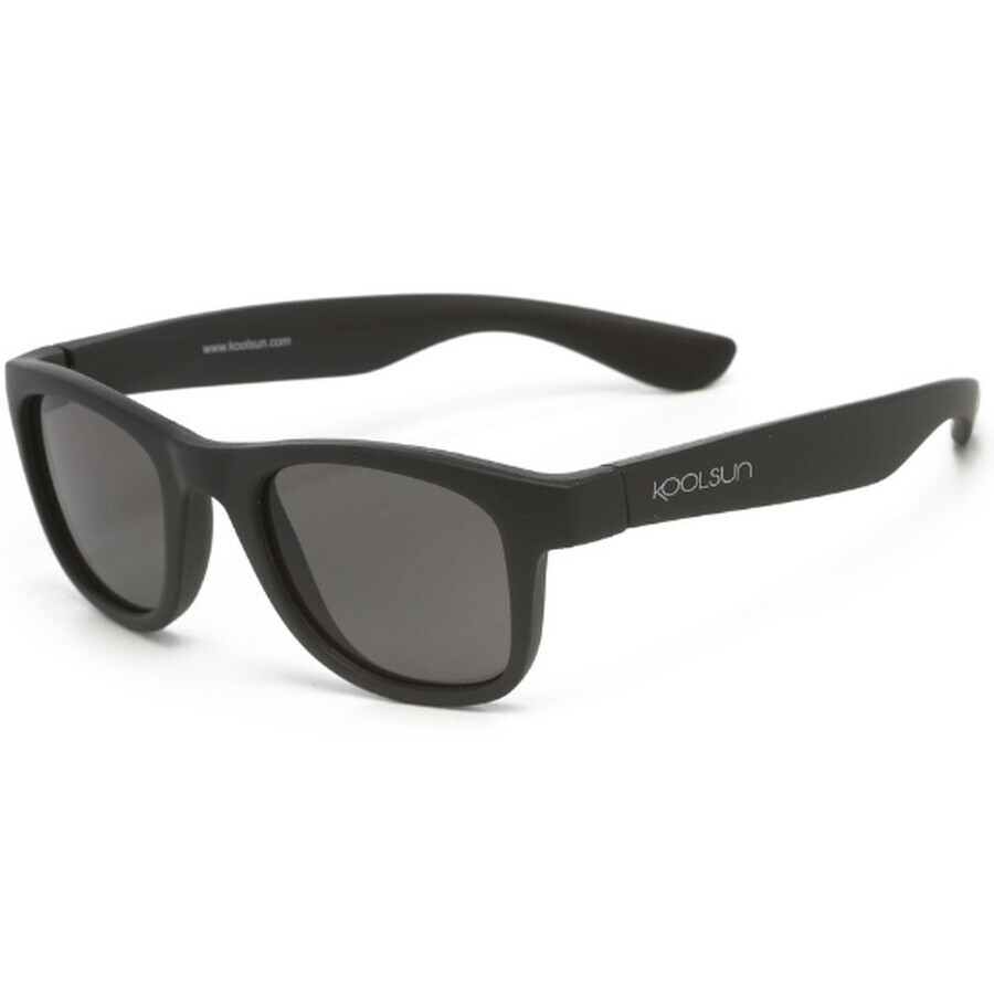 Ochelari de soare Wave, 6-14 ani, Black Matte, KoolSun