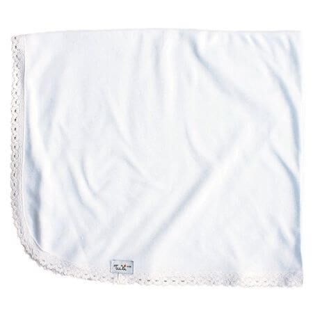 Lace blanket, 70x90 cm, White, Tuxi Brands