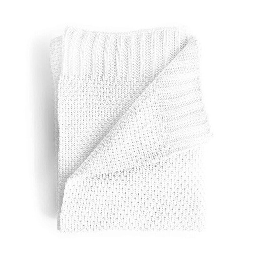 Knitted cotton patch Moss, 80x100 cm, Bianco, Tuxi Brands