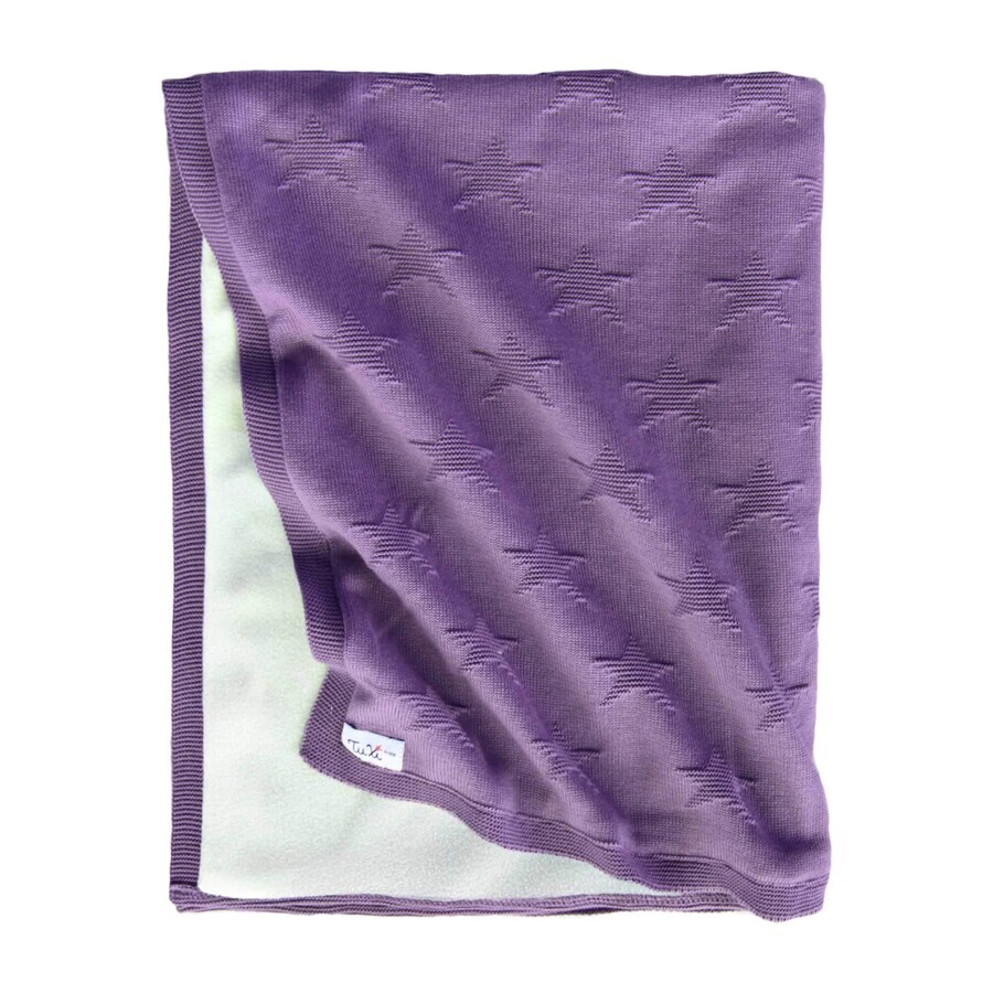 Double knitted blanket, 80 x 100 cm, Pink, Tuxi Brands