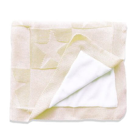 Double knitted blanket, 80 x 100 cm, Crem, Tuxi Brands