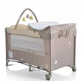 Foldable cot, Beige, Moni Sleepy